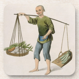 A Boy with Vegetables, plate 54 from 'The Costumes Coaster