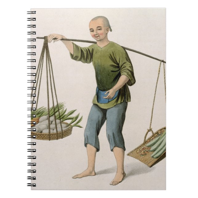 A Boy with Vegetables, plate 54 from 'The Costumes Notebook (Front)