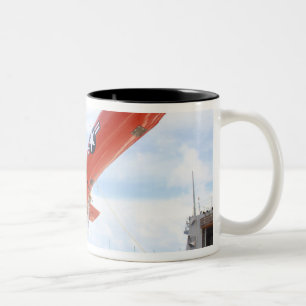 A BQM-74E Chukar drone ready for launch Two-Tone Coffee Mug