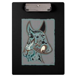 A brave mind will conquer the world clipboard