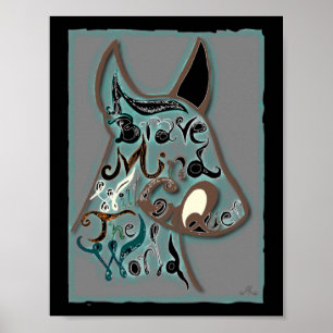 A brave mind will conquer the world poster