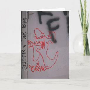 “A BREAK Ghost” Hallowe’en Card