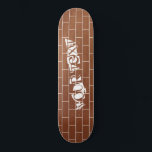 A Brick Wall - Custom Text / Name / More Skateboard<br><div class="desc">A Brick Wall - Add Your Special Text  /  Name / Number / Year / Message  / More - Choose / add your favorite Fonts / color !</div>