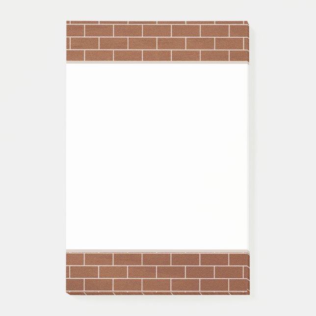 A Brick Wall - Special Post-it Notes (Front)