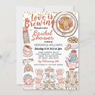 A Bridal is Brewing Shower Invitation