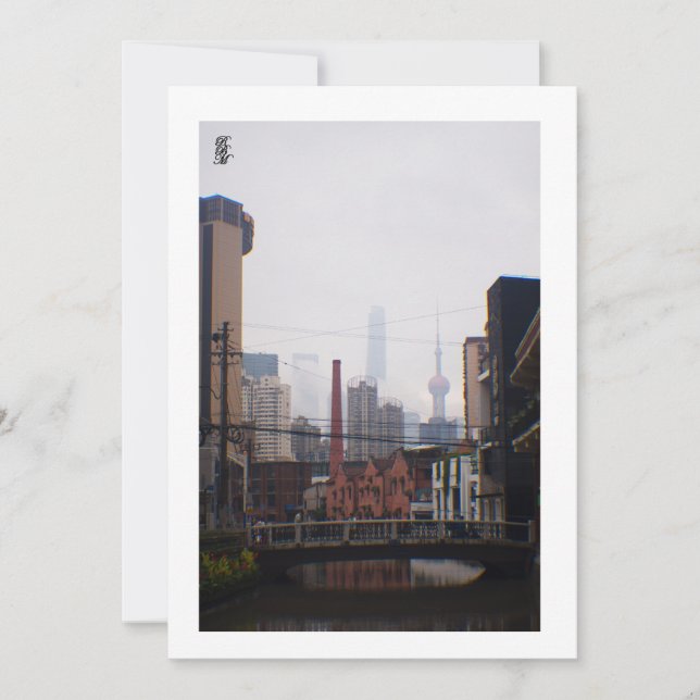 A Bridge in Shanghai Card (Front)