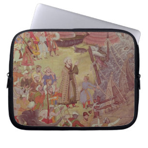 A Bridge of boats broken by Akbar (r.1556-1605) on Laptop Sleeve