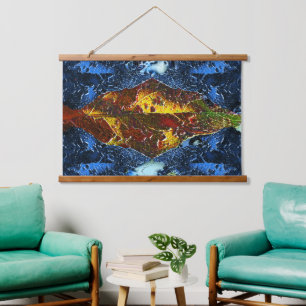 A Bright Goldfish Hanging Tapestry
