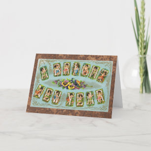 A Bright New Year Holiday Card