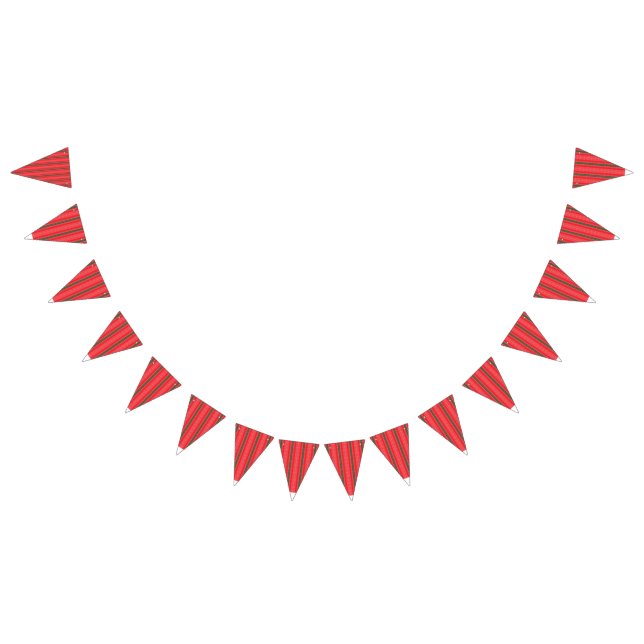 A bright red apple sits on a plain white surface. bunting  (All)