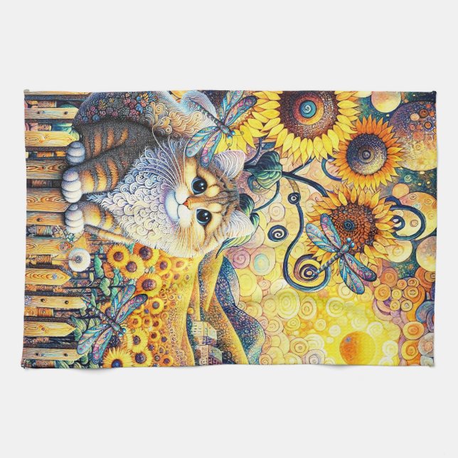 A Bright Sunny Day Tea Towel (Horizontal)