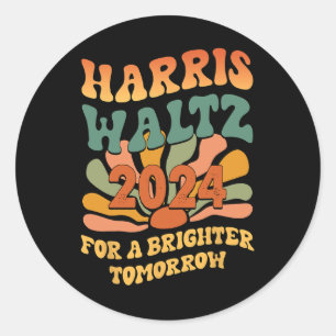 A Brighter Tomorrow Boho Aesthetic Vintage Classic Round Sticker