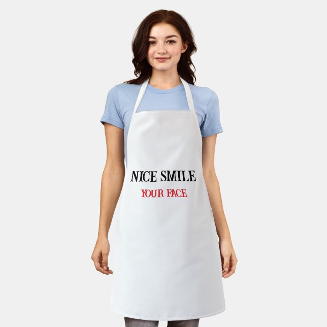 "A Brighter Tomorrow" "The Power of Positivity" "C Apron (Worn)
