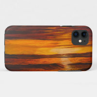 A Brillant Orange Sunset, By Gary Poling