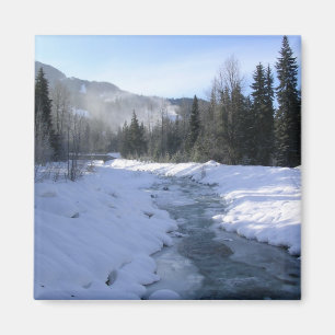 A brisk morning walk to Whistler Village Magnet