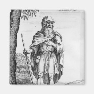 A British Druid, engraved by van der Gucht, 1723 Magnet