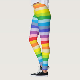 A Broader Spectrum Rainbow Stripes Leggings