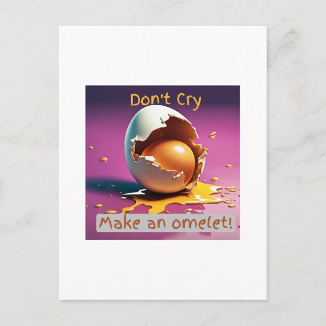 A Broken Egg Postcard (Front)