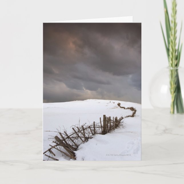 A Broken Fence Card (Front)