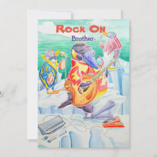 A Brothers Birthday Greeting Card.  Thank You Card