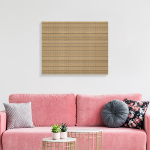 a brown and beige striped background canvas print