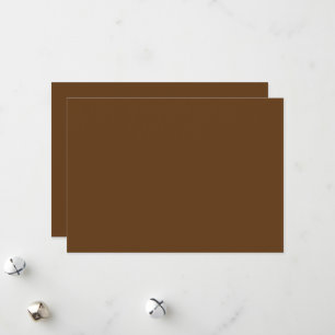 a brown background with a white border_ holiday card