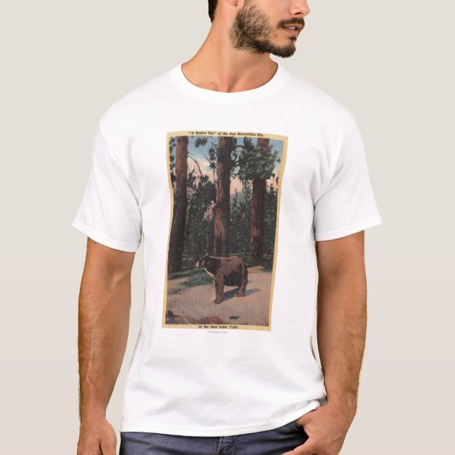 A Brown Bear in the Woods T-Shirt (Front)