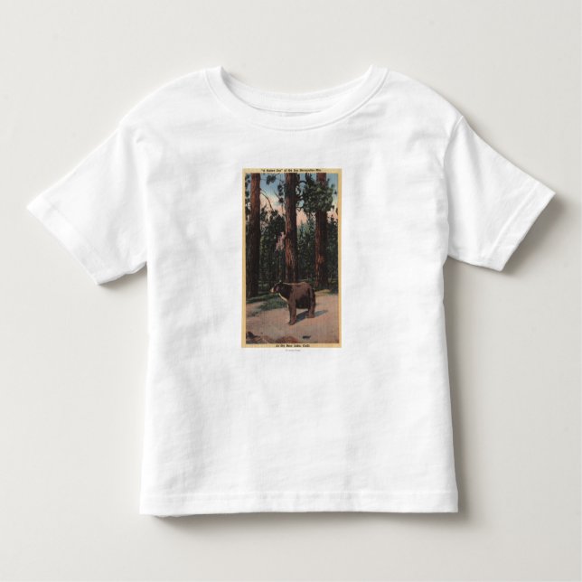 A Brown Bear in the Woods Toddler T-Shirt (Front)