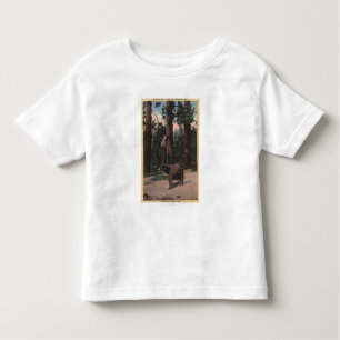 A Brown Bear in the Woods Toddler T-Shirt