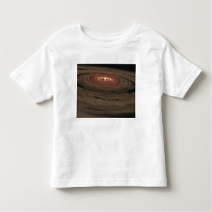 A brown dwarf surrounded by a swirling disc toddler T-Shirt