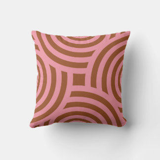 a brown pink cute cushion