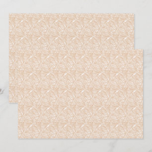 A brown rug with an intricate motif lies on the fl invitation