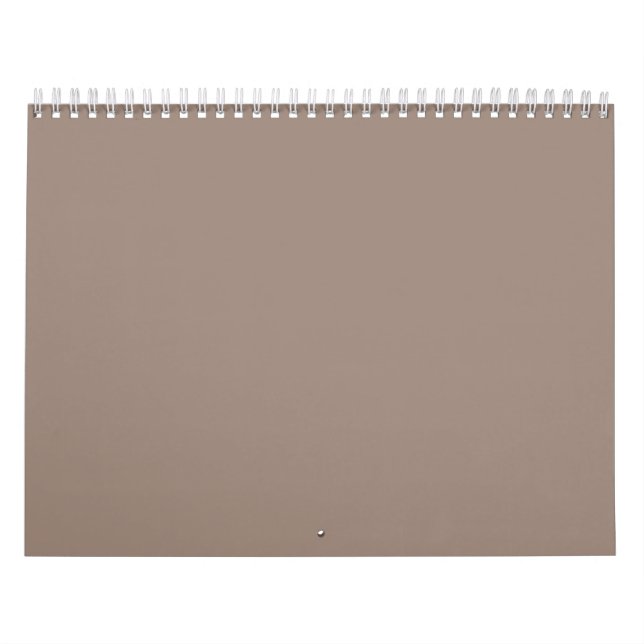a brown wall with a calendar (Cover)