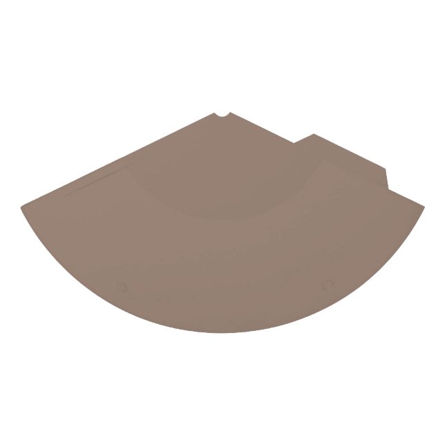 a brown wall with a clock on it party hat (Front)