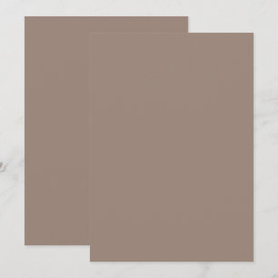 a brown wall with a clock on it thank you card