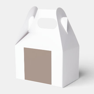 a brown wall with a favour box
