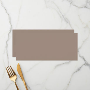 a brown wall with a menu