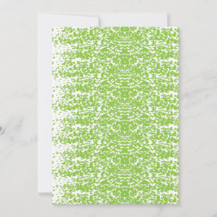 A brown wooden table holds a glass bottle of olive invitation