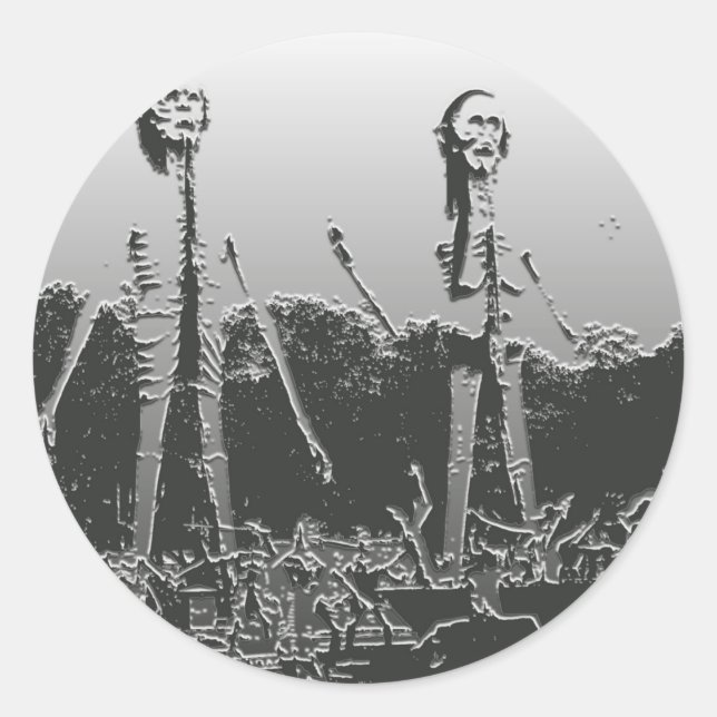 A Buddhist Hell Sticker (Front)