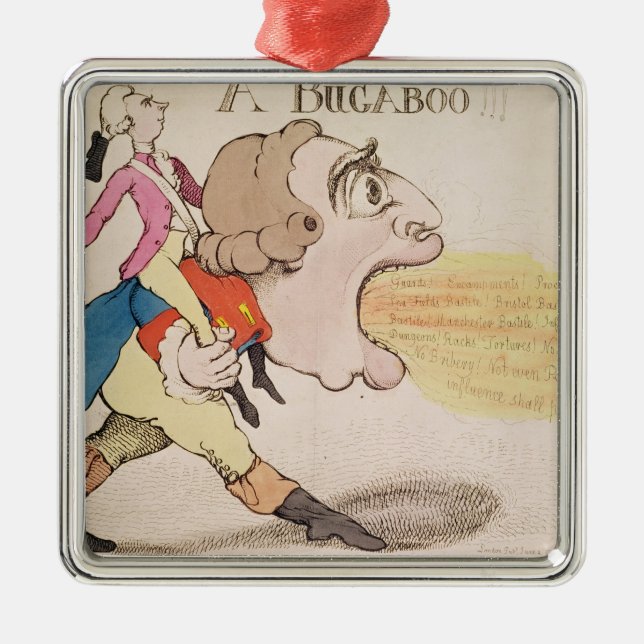 A Bugaboo!!! Metal Tree Decoration (Front)