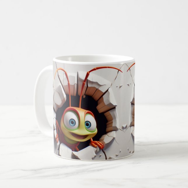 A Bug's Life Inspired Cartoon Character Mug (Front Left)
