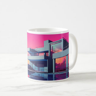 A Building in Pop Art Coffee Mug
