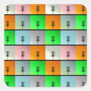 A Bunch of Baskets Square Sticker