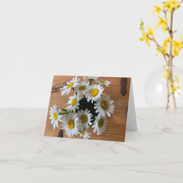 A Bunch of Daisies card (blank) (Yellow Flower)
