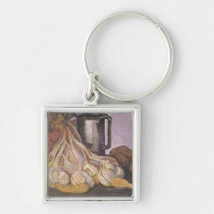 A Bunch of Garlic and a Pewter Tankard Key Ring