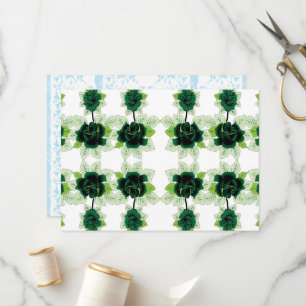 a bunch of green flowers on a white background program