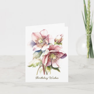 A Bunch Of Hellebores Card
