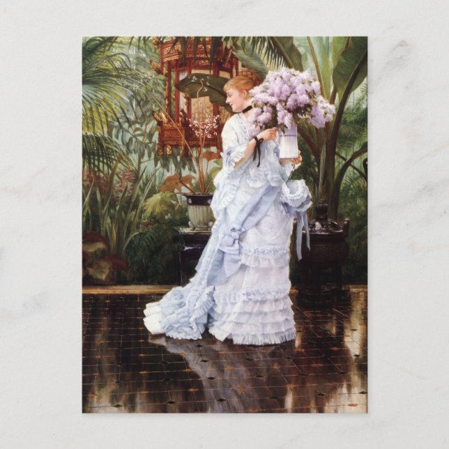 A Bunch of Lilacs Postcard (Front)