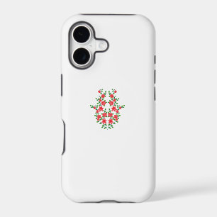 a bunch of red flowers on a white background