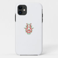 a bunch of red flowers on a white background